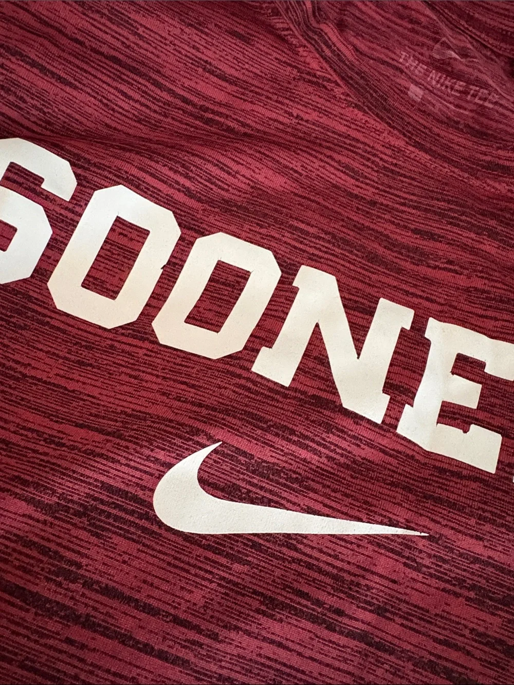 Nike crimson Heather Sooners Graphic Tee
